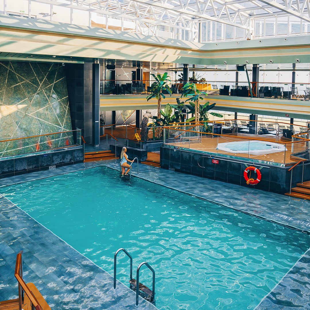 Лайнер MSC Euribia в Персидском заливе