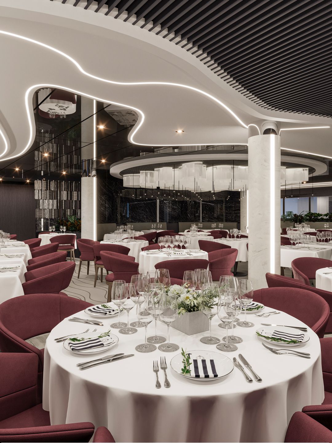 Терраса Grill & Bar на палубе MSC Yacht Club